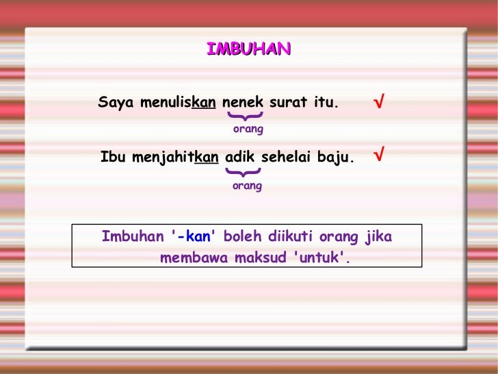 KESALAHAN TATABAHASA BM