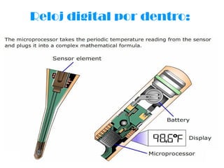 Funcionamiento del termómetro digital. 