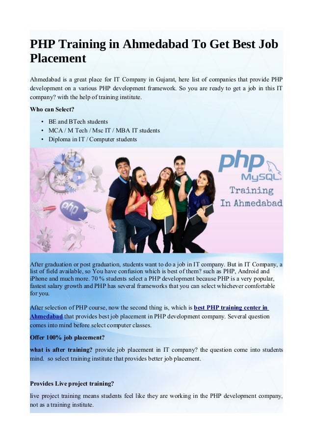 php training in ahmedabad to get best job placement 1 638 jpg cb 1459765002 best places to post flyers