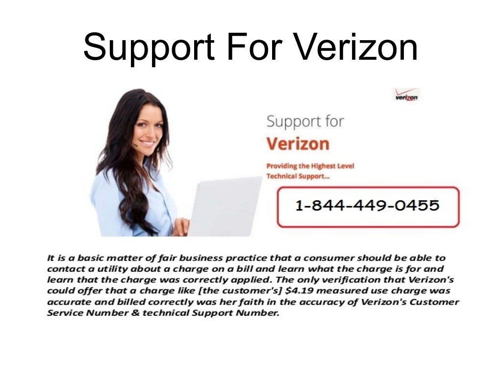 Verizon Customer Service Number 18444490455