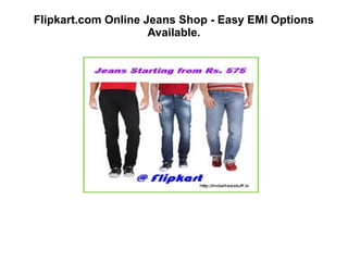 flipkart shopping jeans