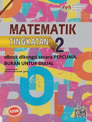 Buku teks matematik tingkatan 4 kssm