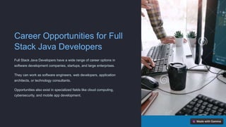BENIFITS OF FULL STACK JAVA DEVELOPMENT COURSE | PPT