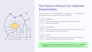 AI Bias & Ethical Testing – Building Responsible AI Systems | PPTX
