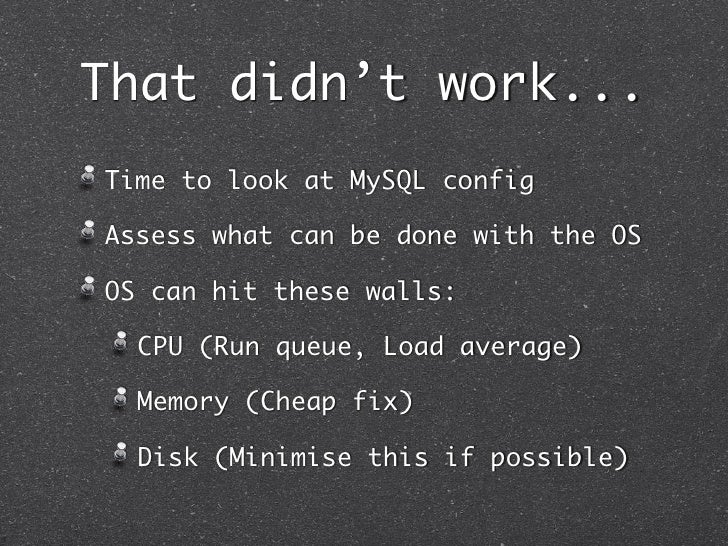 Mysql Performance Sydphp October 2011