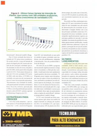 Nova variedades no campo