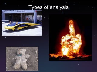 Types of analysis 