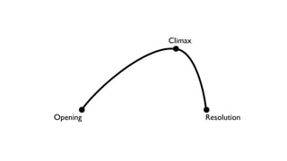 Climax

Opening

Resolution

 