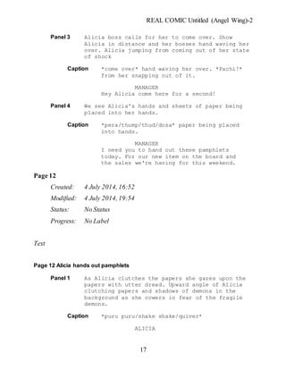 Untitled (angel wing) new chapter one rough draft script