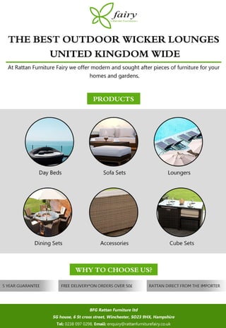 The Best Outdoor Wicker Lounges United Kingdom Wide