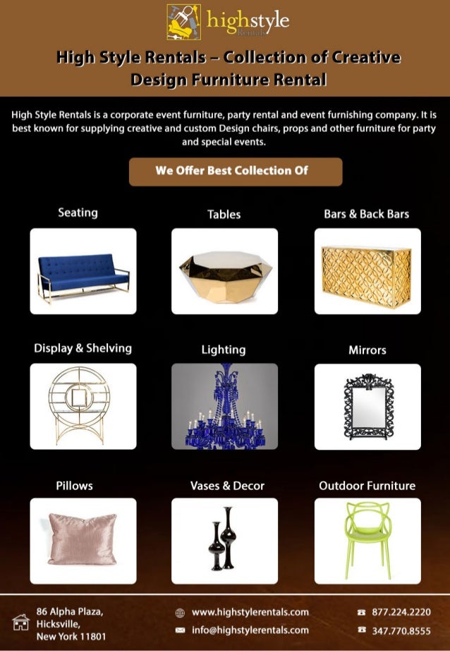 High Style Rentals Collection Of Creative Design Furniture Rental