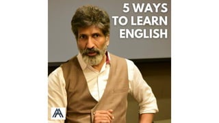 5 Ways To Learn English