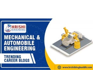 Mechanical and Automobile Engineering