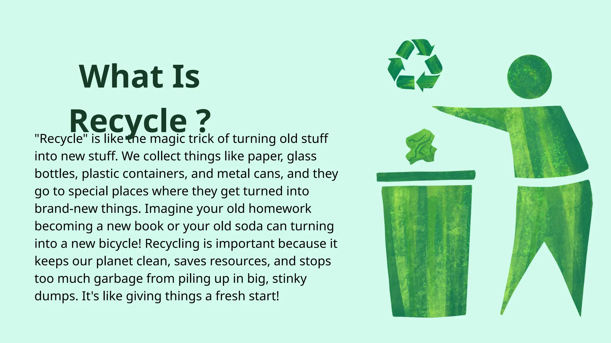 Reduce Reuse Recycle Go Green Sustainable | PPTX