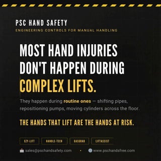 Hand Safety Risk Reduce Hand Injury Risks in Routine Tasks | PDF