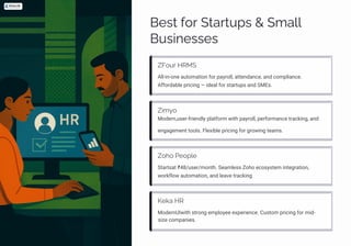 Top 10 HRMS Software in India 2026: Features, Pricing & Payroll ...