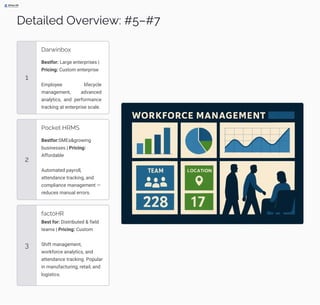 Top 10 HRMS Software in India 2026: Features, Pricing & Payroll ...