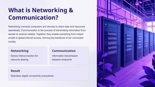 network and communication on focus ppt . | PPTX