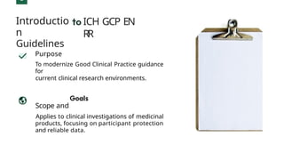 Comprehensive Guide to ICH GCP E6 R3 Clinical Trial Protocols | PPTX