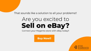 Sell on eBay with Magento