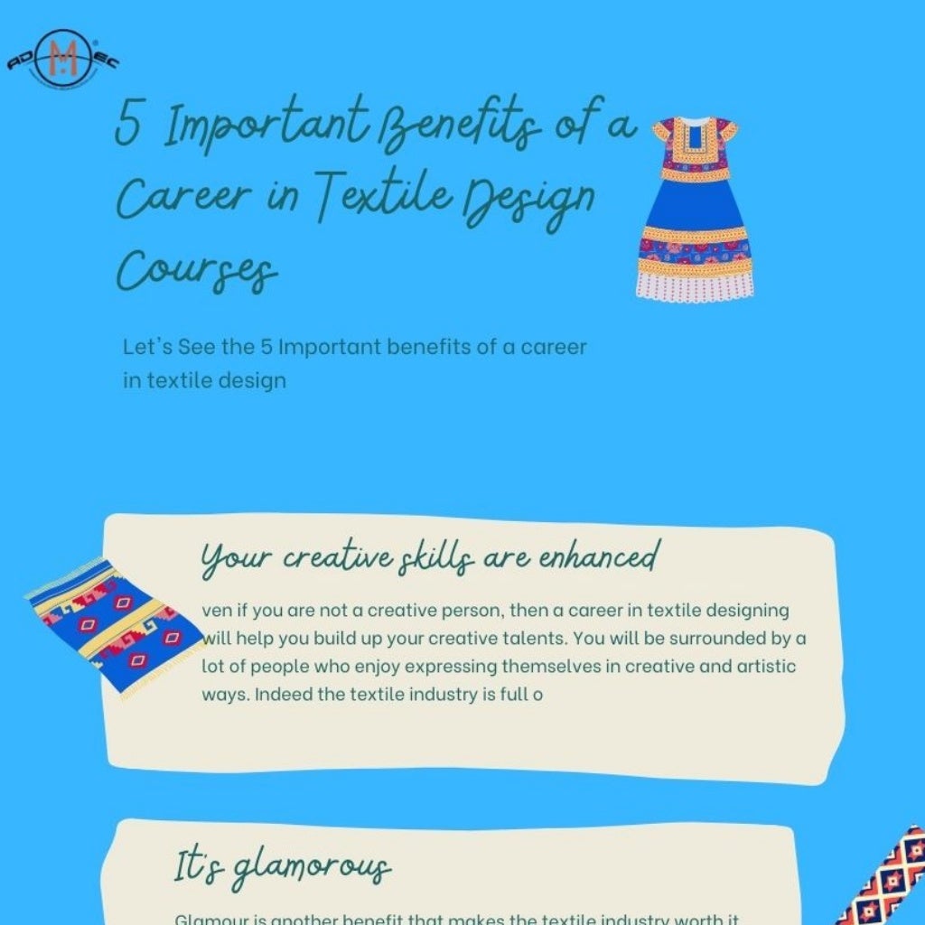 5 Important Benefits of a Career in Textile Design Courses