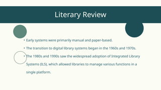 Library Management System (LMS 2018) Basic project with code | PPTX