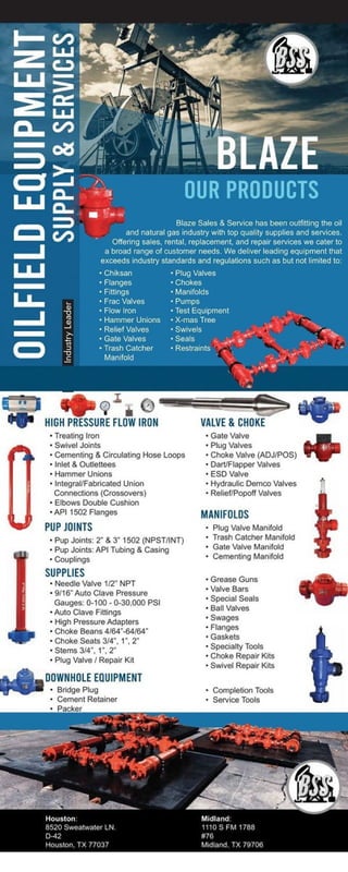 Oilfield Equipment Supply in USA