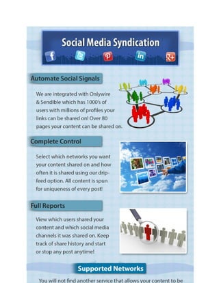 Social Media Syndication - Viral Marketing Strategy