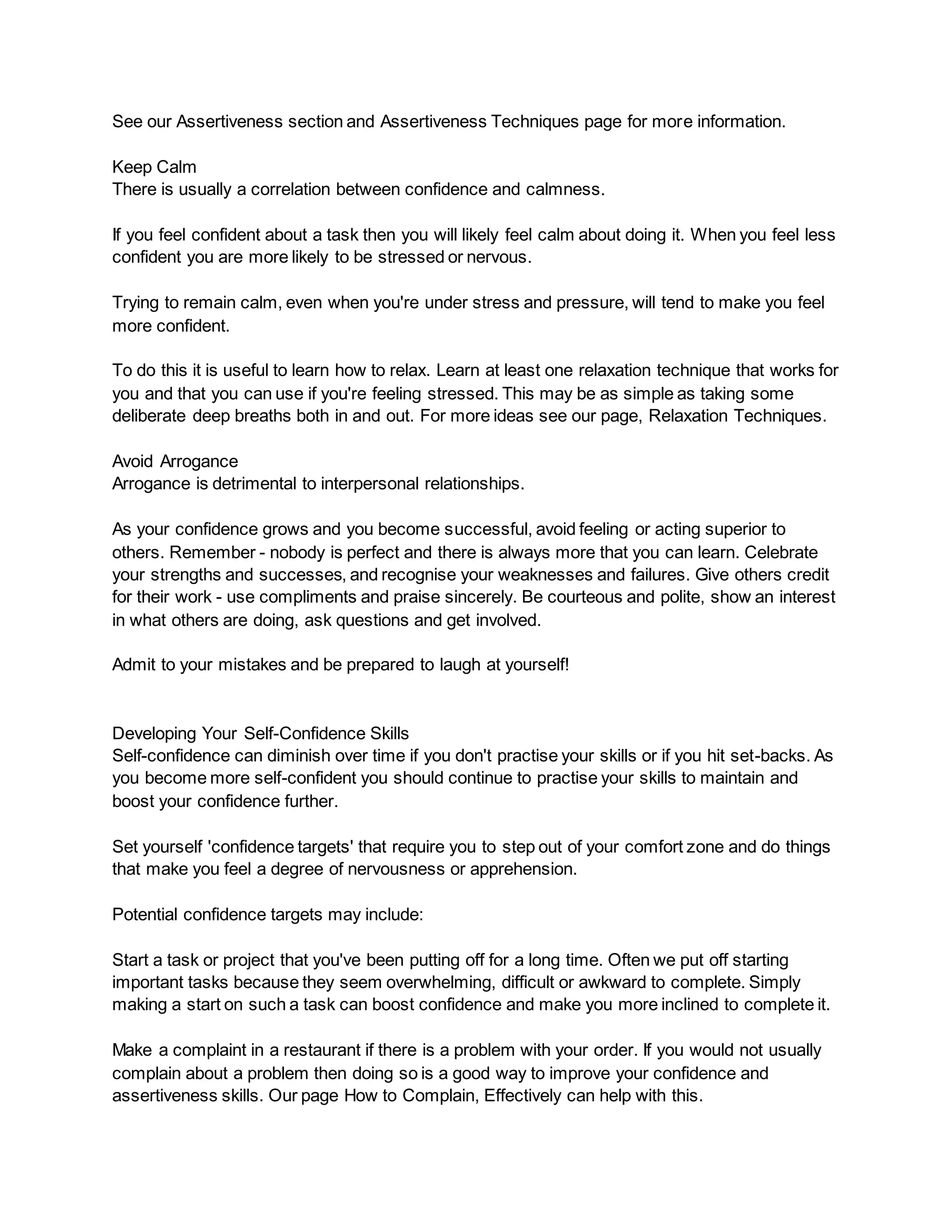 BUILDING CONFIDENCE | DOCX