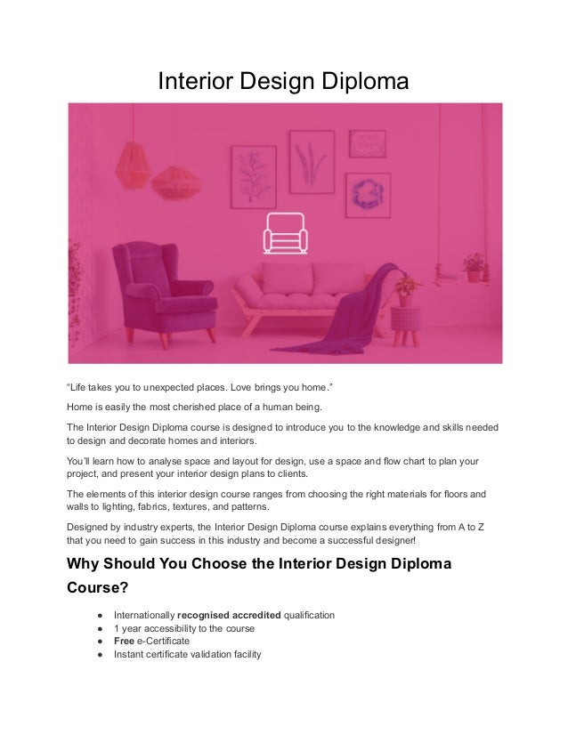 Interior Design Diploma