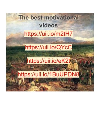 The best motivational
videos
https://uii.io/m2tH7
https://uii.io/QYcC
https://uii.io/eK2t
https://uii.io/1BuUPDN8
 