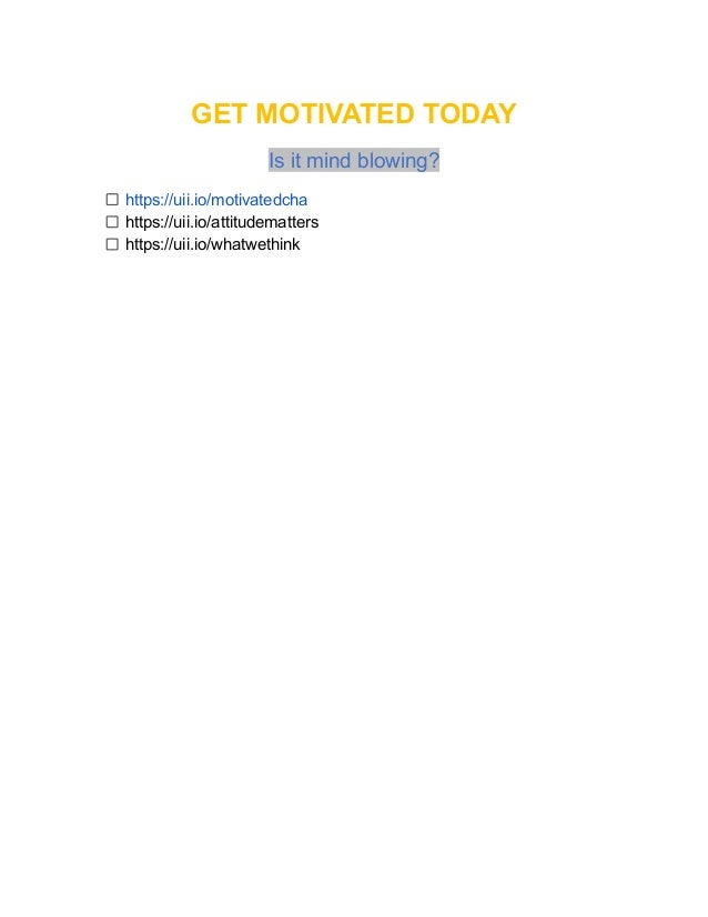 Get Motivated Worksheet.pdf Get Motivated | PDF