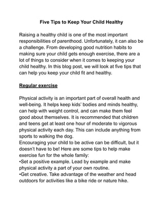Five Tips to Keep Your Child Healthyent.pdf
