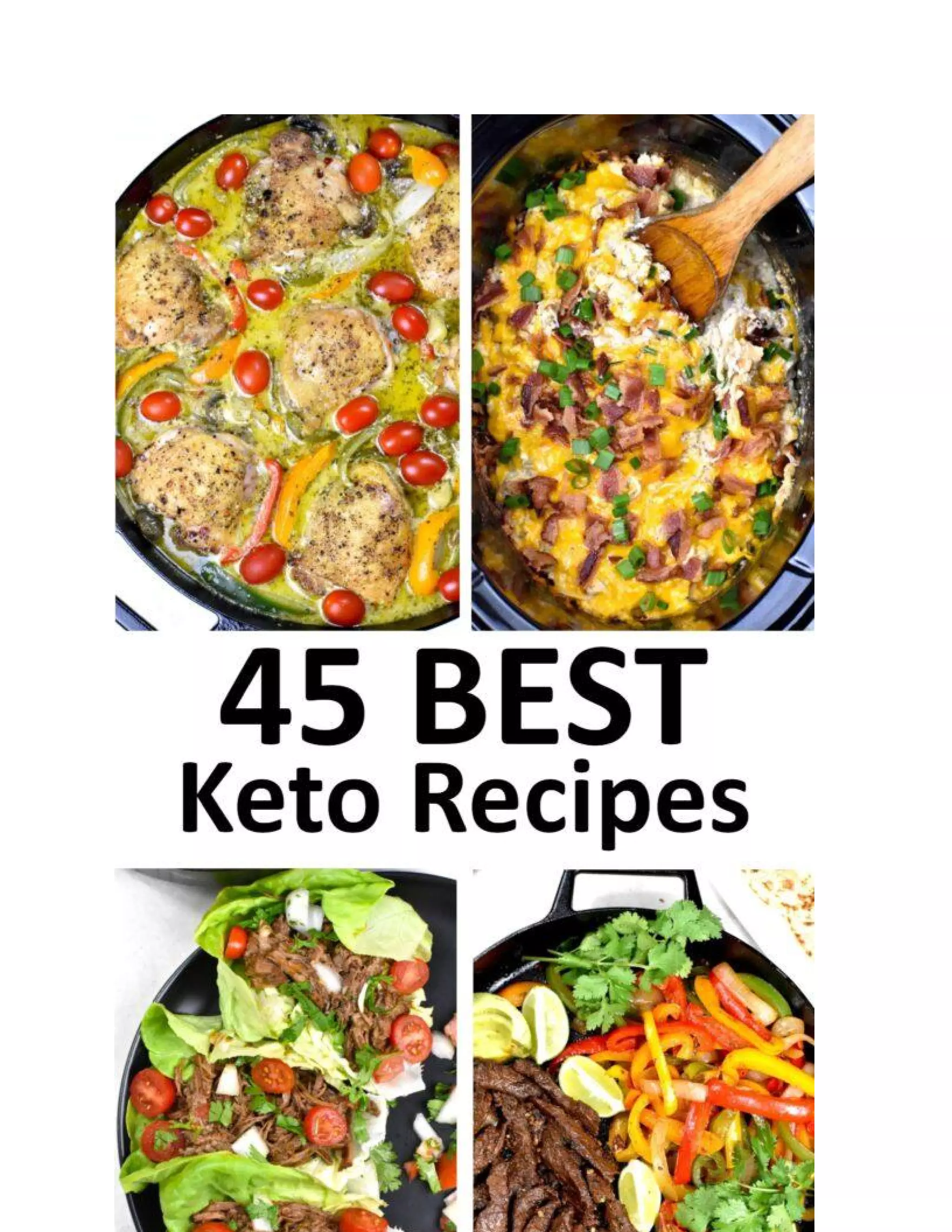 KETO RECIPES | PDF