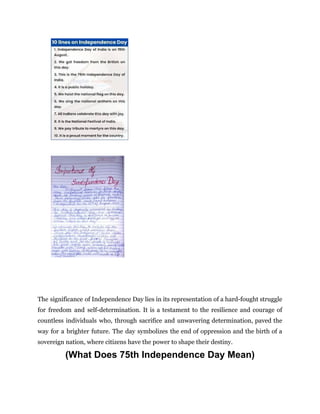 what does independence day represent
