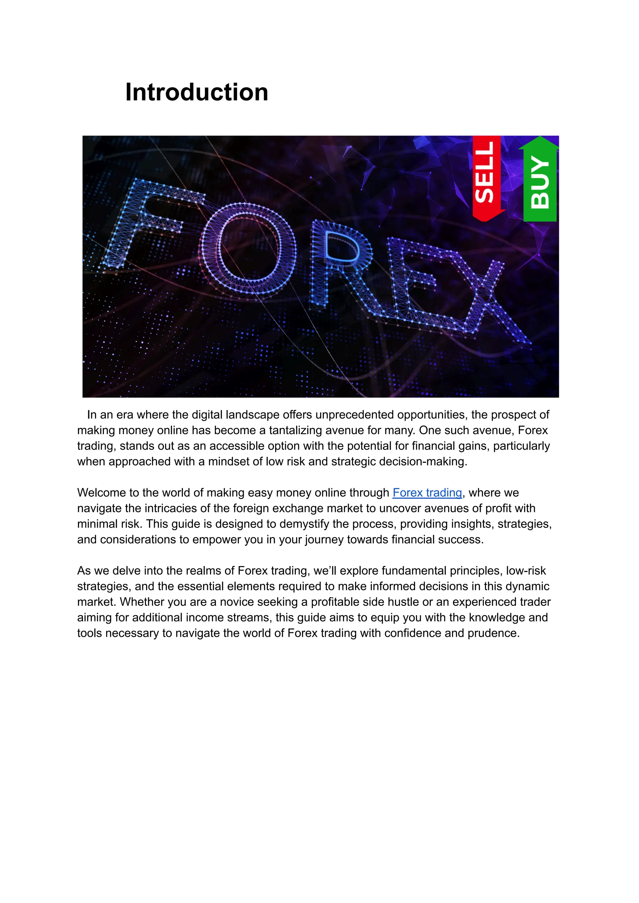 Easy way to make money with forex trading | PDF