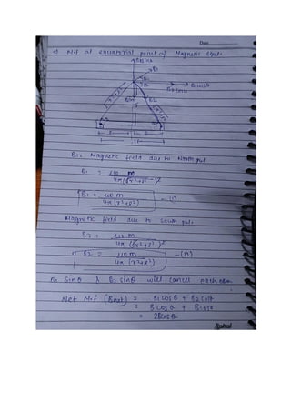 Class12 physics chapter 5 magnetism and matter notes