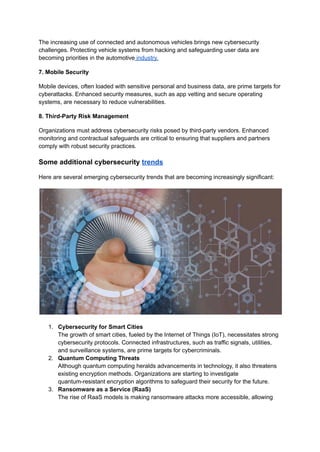 The Top 8 Cybersecurity Trends You Need to Know in 2024 | PDF