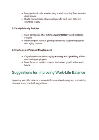 12 Powerful Ways to Balance Work and Family Life | PDF