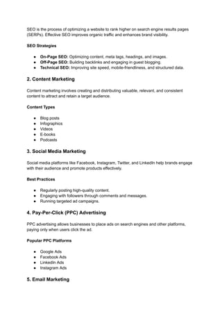 The Ultimate Guide to Digital Marketing. | PDF