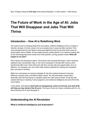 The Future of Work in the Age of AI: Jobs That Will Disappear and ...