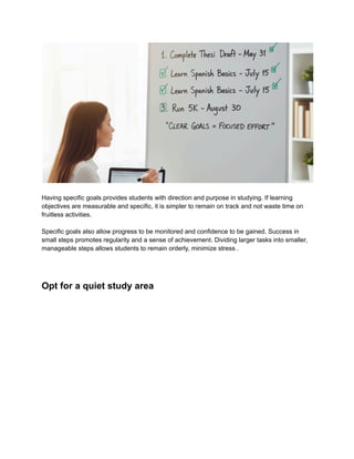 Study tips of students Study tips of2025 | PDF
