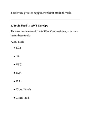 What Is AWS DevOps Complete Beginner Guide 2025 | PDF