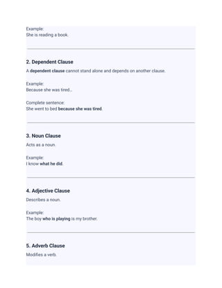 Difference Between Phrase and Clause – Complete Guide with Examples | PDF