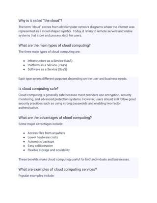 Comprehensive Guide to Cloud Computing and Top Cloud Storage Providers ...