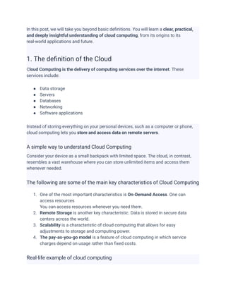 Comprehensive Guide to Cloud Computing and Top Cloud Storage Providers ...