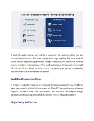 Context Engineering for LLMs: Building Reliable Enterprise AI Agents at ...