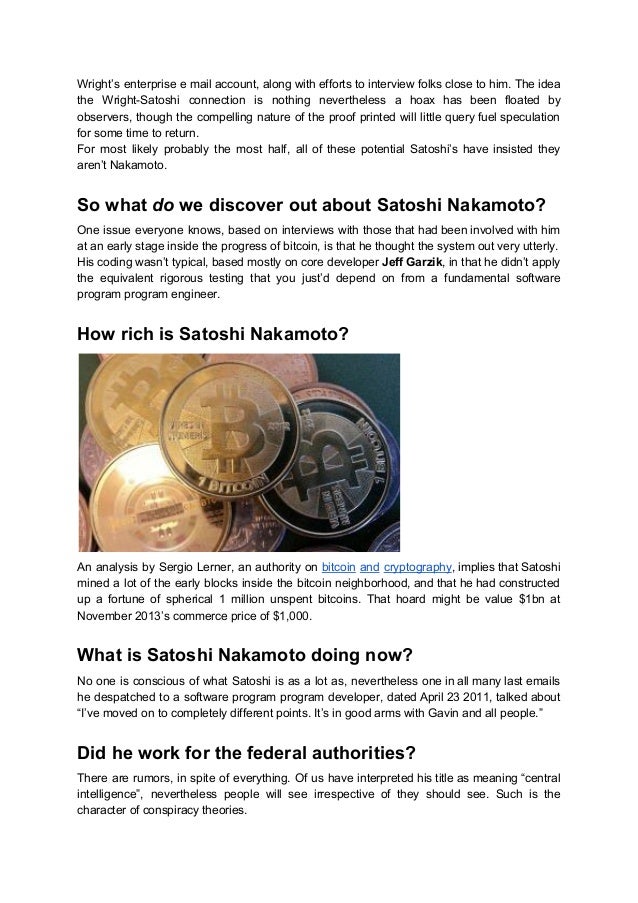 Founder of Bitcoin | Satoshi Nakamoto Everything Explained