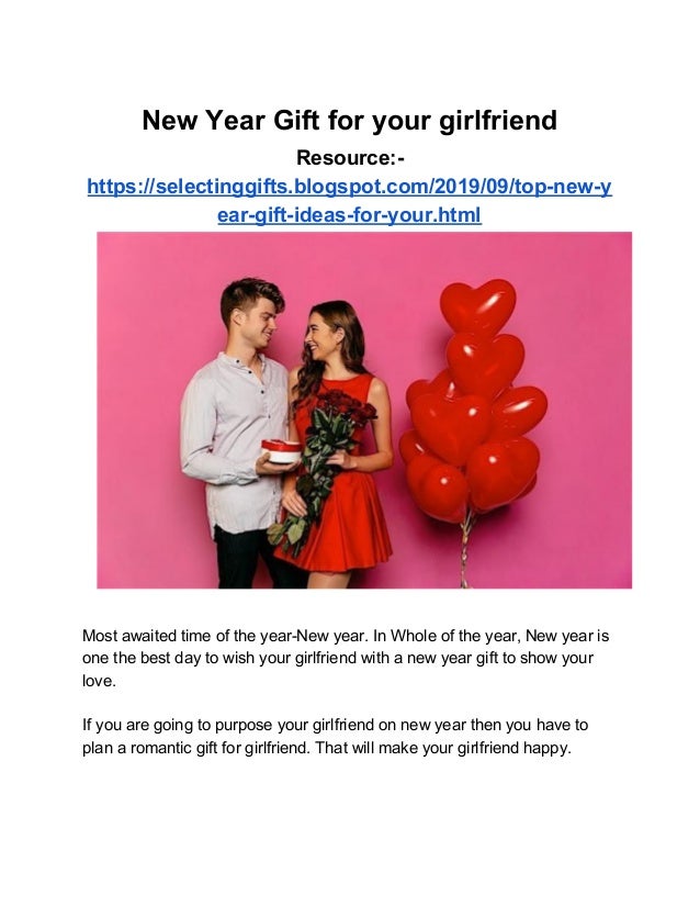 new year best gift for girlfriend