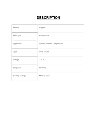 Intercooler, Aftercooler & Shell | PDF